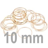 Closed ring ROSEGOLD 10 mm 2 pcs