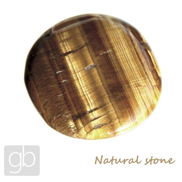 Tiger eye mineral plate 38.6 x 35.2 x 8.4 mm