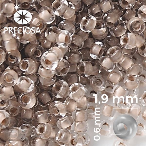 Preciosa Seed Beads 12/0 1,9 mm Beige 38617 50 g