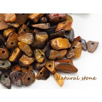 Tiger Eye Fragments 20g Gemstone drilled