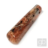 Breccia jasper - drilled 35 x 9.6 mm MI001