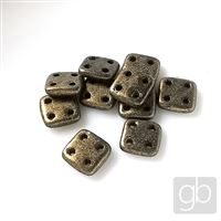 CzechMates QuadraTile 6 x 6 mm Brown 10 pcs