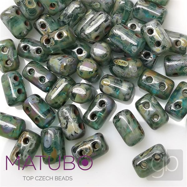 RULLA MATUBO Turquoise Travertine 60020-43400 5 g (approx. 40 pcs)