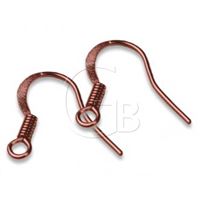 Ear hooks with spring Oldcopper 2 pcs.