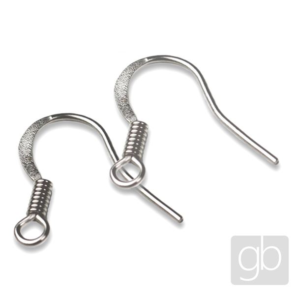 Earhook with spring Platina 2 pcs