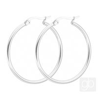 Earrings 30 mm Silver