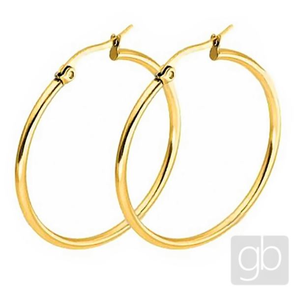 Earrings 30 mm Gold