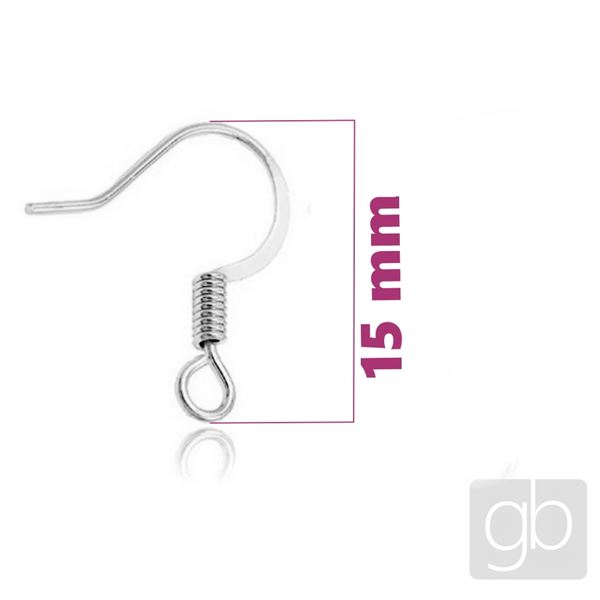 Ear hook with spring 2 pcs.