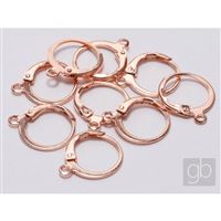 Earring clasp - closed Rosegold