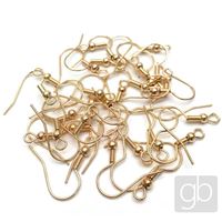 Earring Hooks 4 pcs GOLD KC