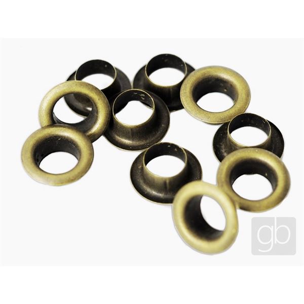 Metal center bead bushing (5 mm hole) Old brass