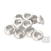 Metal center bead bushing (5 mm hole) Silver