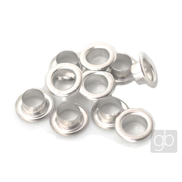 Metal center bead bushing (5 mm hole) Silver