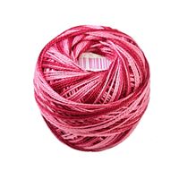 Perlovka crochet yarn Ombré Red 35382