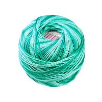 Perlovka crochet yarn Ombré Green 65272