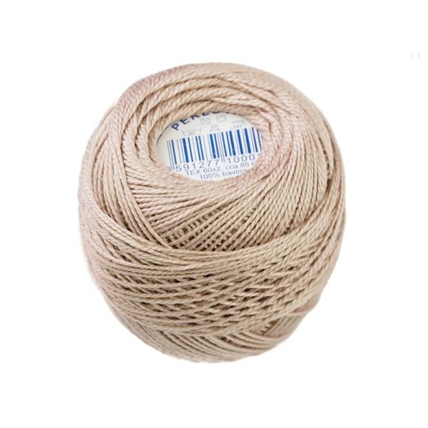 Perlovka crochet yarn Beige 7322