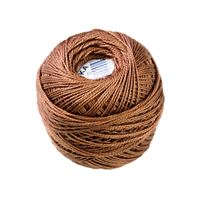 Perlovka crochet yarn Brown 7882