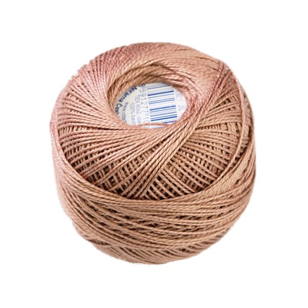 Perlovka crochet yarn Brown 7382