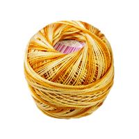 Perlovka crochet yarn Ombré Yellow 17152