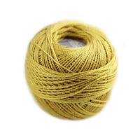 Perlovka crochet yarn Yellow 1722