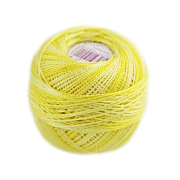 Perlovka crochet yarn Ombr Yellow 16162