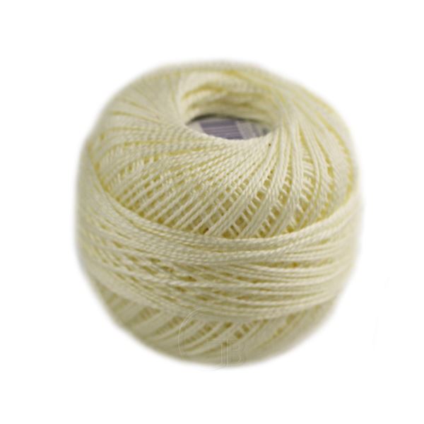 Perlovka crochet yarn Yellow 1102