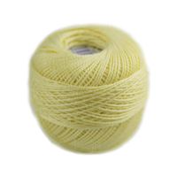 Perlovka crochet yarn Yellow 1122