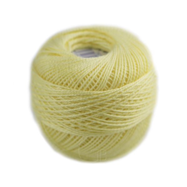 Perlovka crochet yarn Yellow 1122