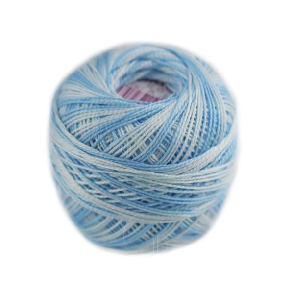 Perlovka crochet yarn Ombr Blue 55032