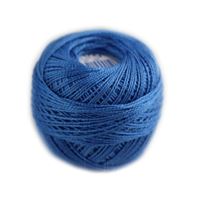 Perlovka crochet yarn Blue 5642