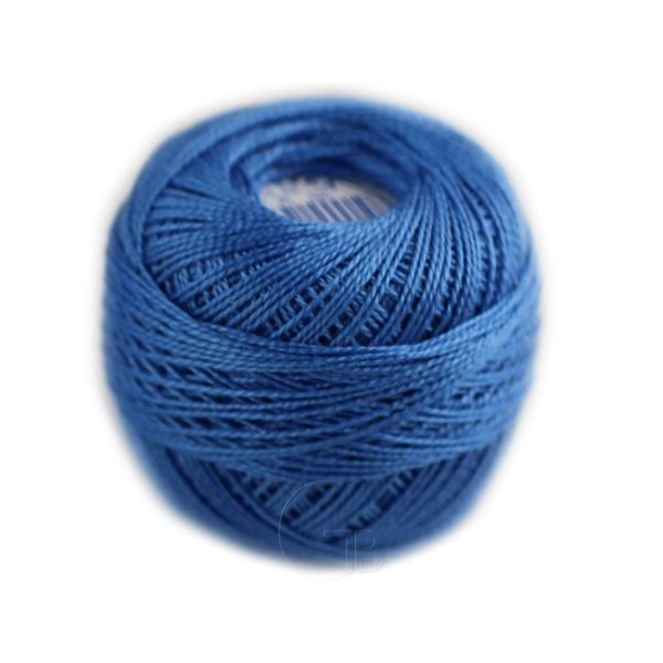 Perlovka crochet yarn Blue 5642