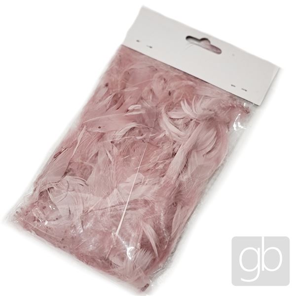 Decorative feathers Pink (5 - 15 cm)