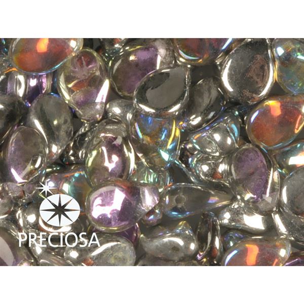 Preciosa PIP 5 x 7 mm 25 pcs Silver 00030-98530