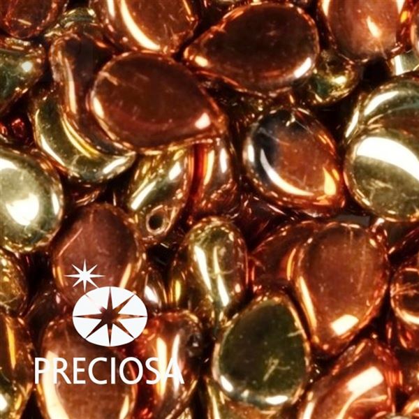 Preciosa PIP 5 x 7 mm 25 pcs Golden 00030-98542