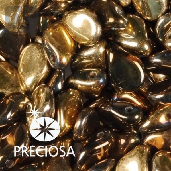 Preciosa PIP 5 x 7 mm 25 pcs Golden 00030-98543