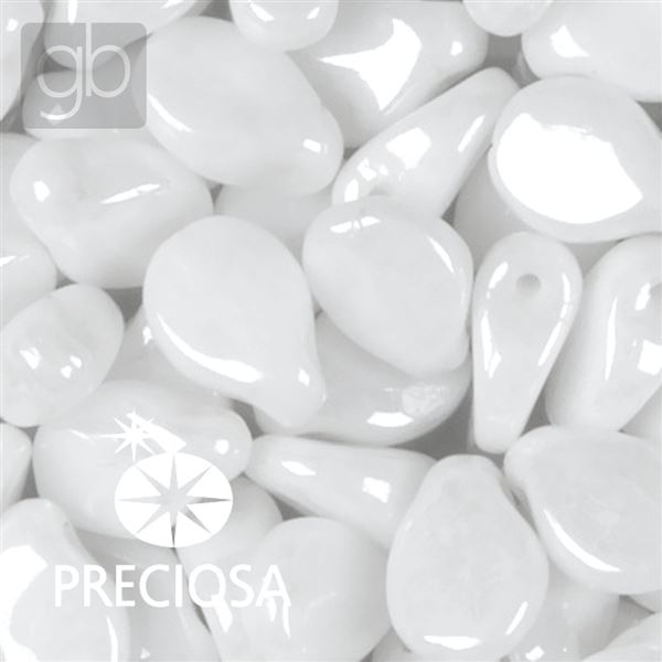 Preciosa PIP 5 x 7 mm 25 pcs White 02010 14400