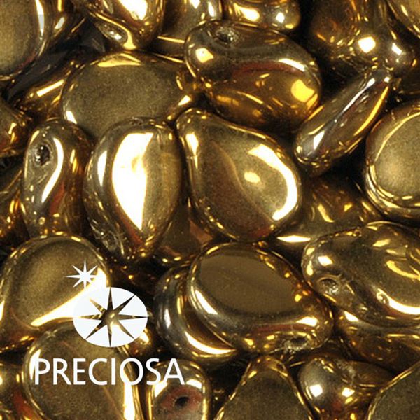 Preciosa PIP 5 x 7 mm 25 pcs Golden 23980-26443