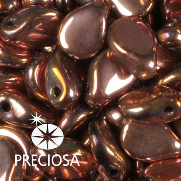 Preciosa PIP 5 x 7 mm 25 pcs Copper 23980-27143