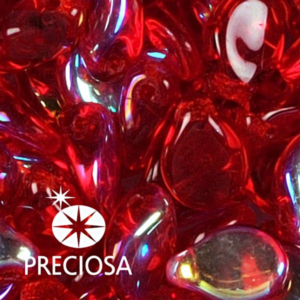 Preciosa PIP 5 x 7 mm 25 pcs Red 90080-28701