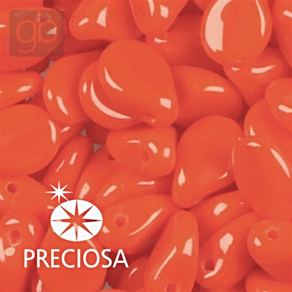 Preciosa PIP 5 x 7 mm 25 pcs Orange 93180