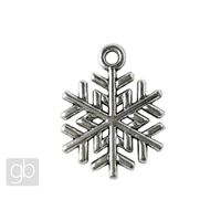 Pendant Snowflake 17 mm Platinum PR004