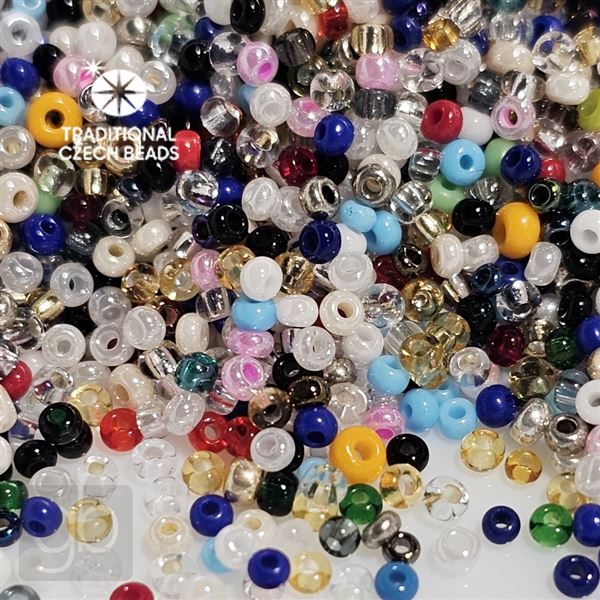 Seed Beads MIX 12/0 - 13/0 PRM019 20 g