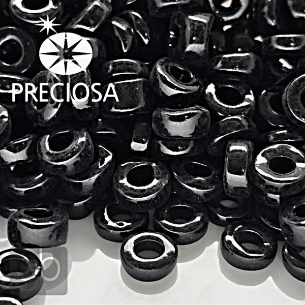 Preciosa Seed Beads MIX 2/0 6,1 mm Black 23980 50 g