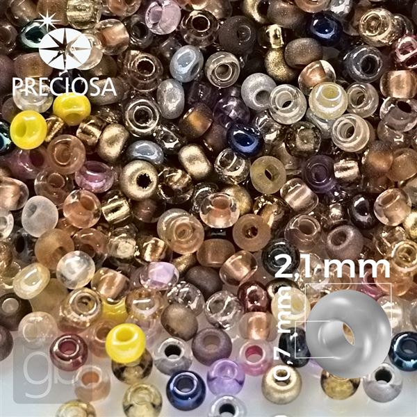 Preciosa Seed beads MIX 11/0 2,13 mm PRM068 50 g