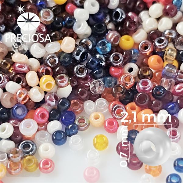 Preciosa Seed beads MIX 11/0 2,1 mm PRM074 50 g