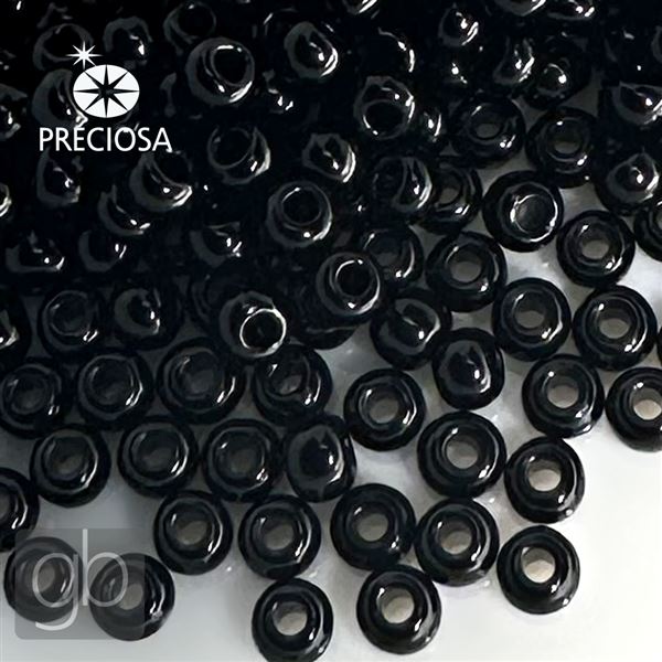 Preciosa Seed beads 34/0 8,5 mm Black 50 g