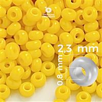 Preciosa Seed beads 10/0 2,3 mm Yellow 83130 50 g