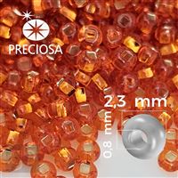 Preciosa Seed beads 10/0 2,3 mm Orange 97030 50 g