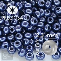 Preciosa Seed beads 10/0 2,3 mm Blue 33061 50 g