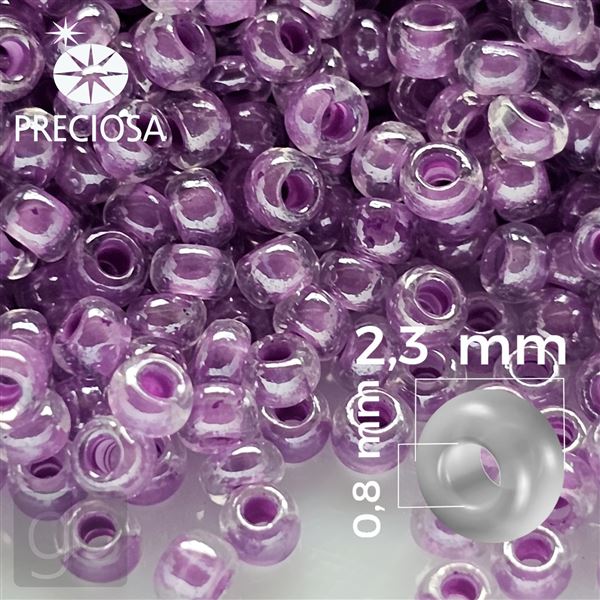 Preciosa Seed beads 10/0 2,3 mm Purple 38628 50 g